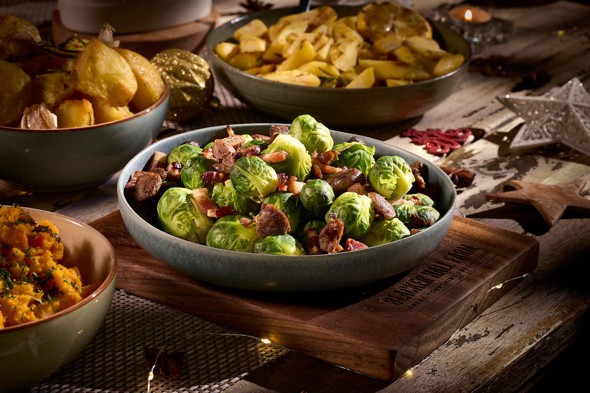 Sprouts with Bacon & Chestnuts