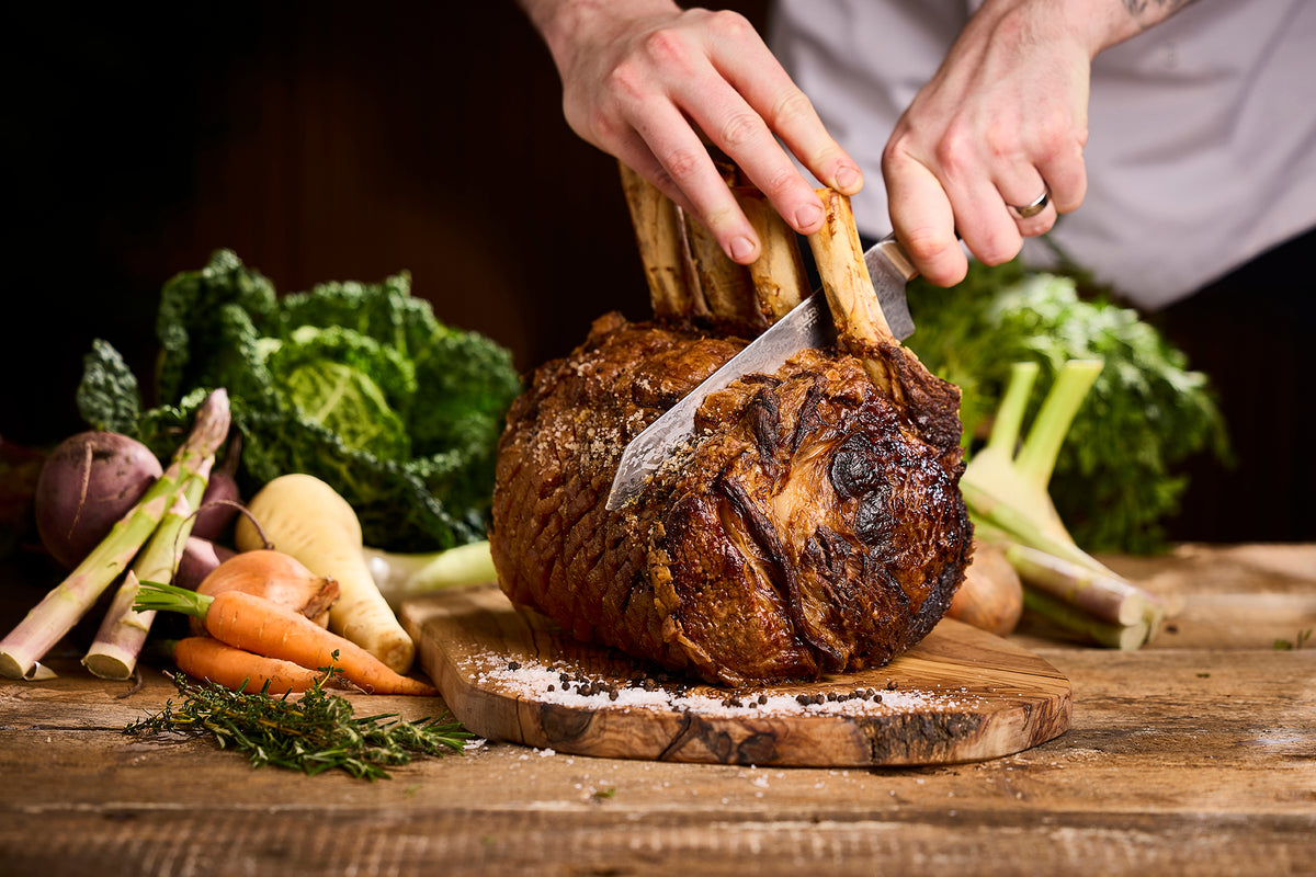 Dry Aged Rib of Beef on the Bone
