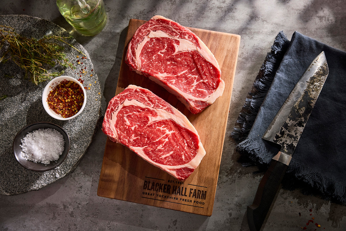 2 Rib Eye Steaks