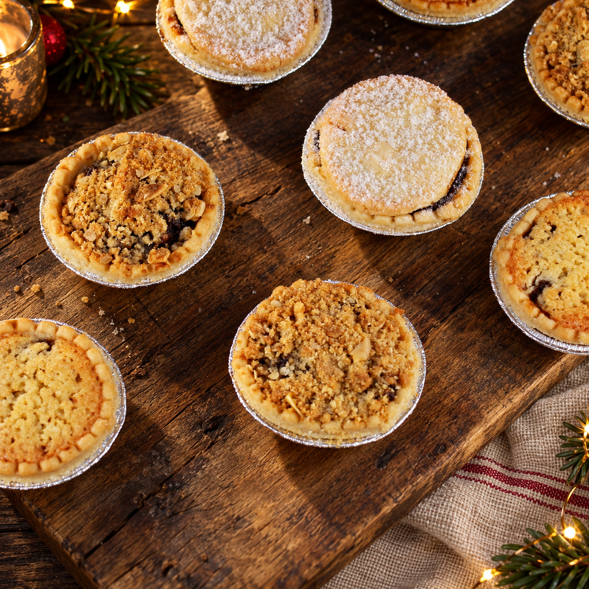Crumble Topped Mince Pies
