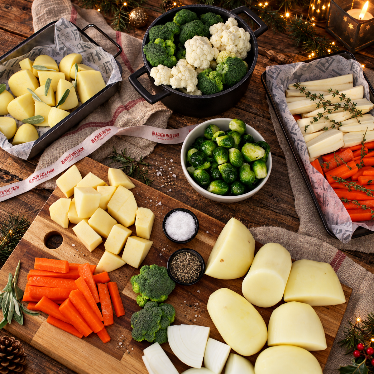 Peeled & Prepared Vegetable Selection